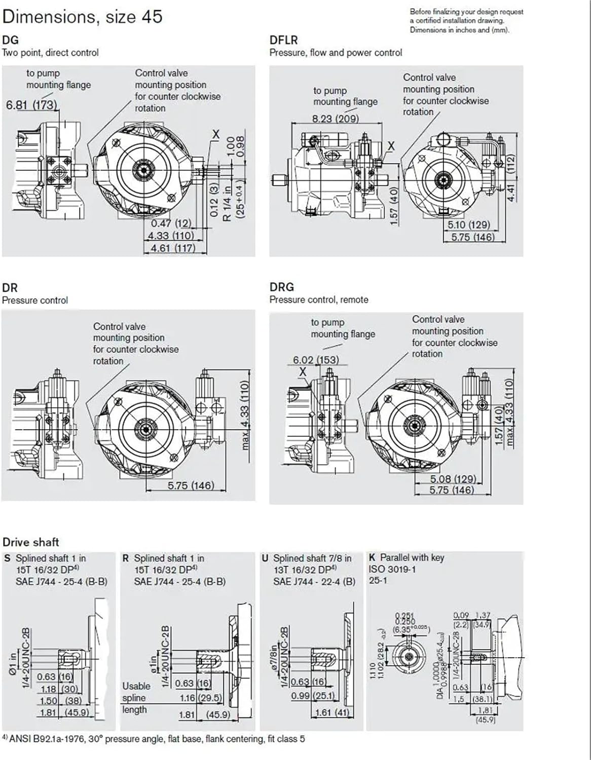 Axial Variable Piston Pump A10VSO45DFR1/31R-PPA12N00 Hydraulic
