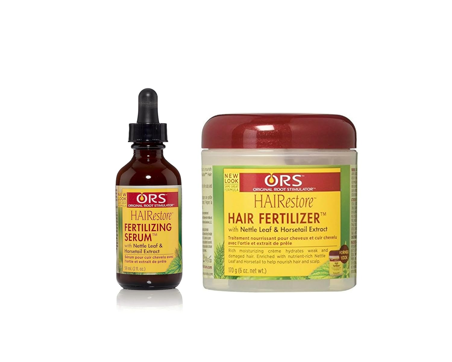 HAIRestore Fertilizing Serum with Nettle Leaf and Horsetail Extract - HAIRepair Hair Fertilizer with Nettle Leaf and Horsetail Extract - Bundle