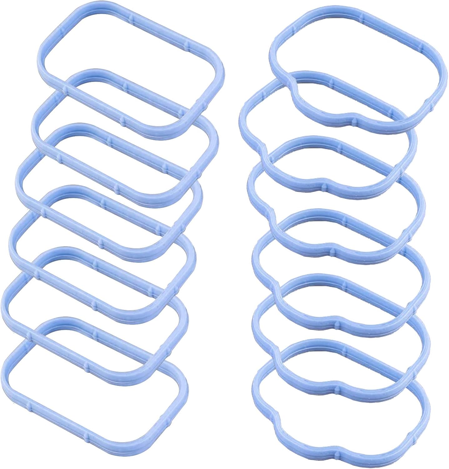 Intake Manifold Gaskets Lower & Upper Gasket Plenum Set, Intake Manifold Rubber