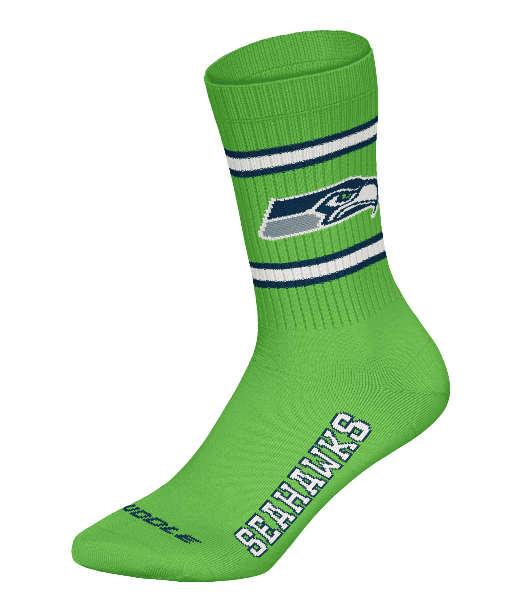 NFL Seattle Seahawks 3-teilige Rundhalssocken NNY/WHT/GRN 43/46