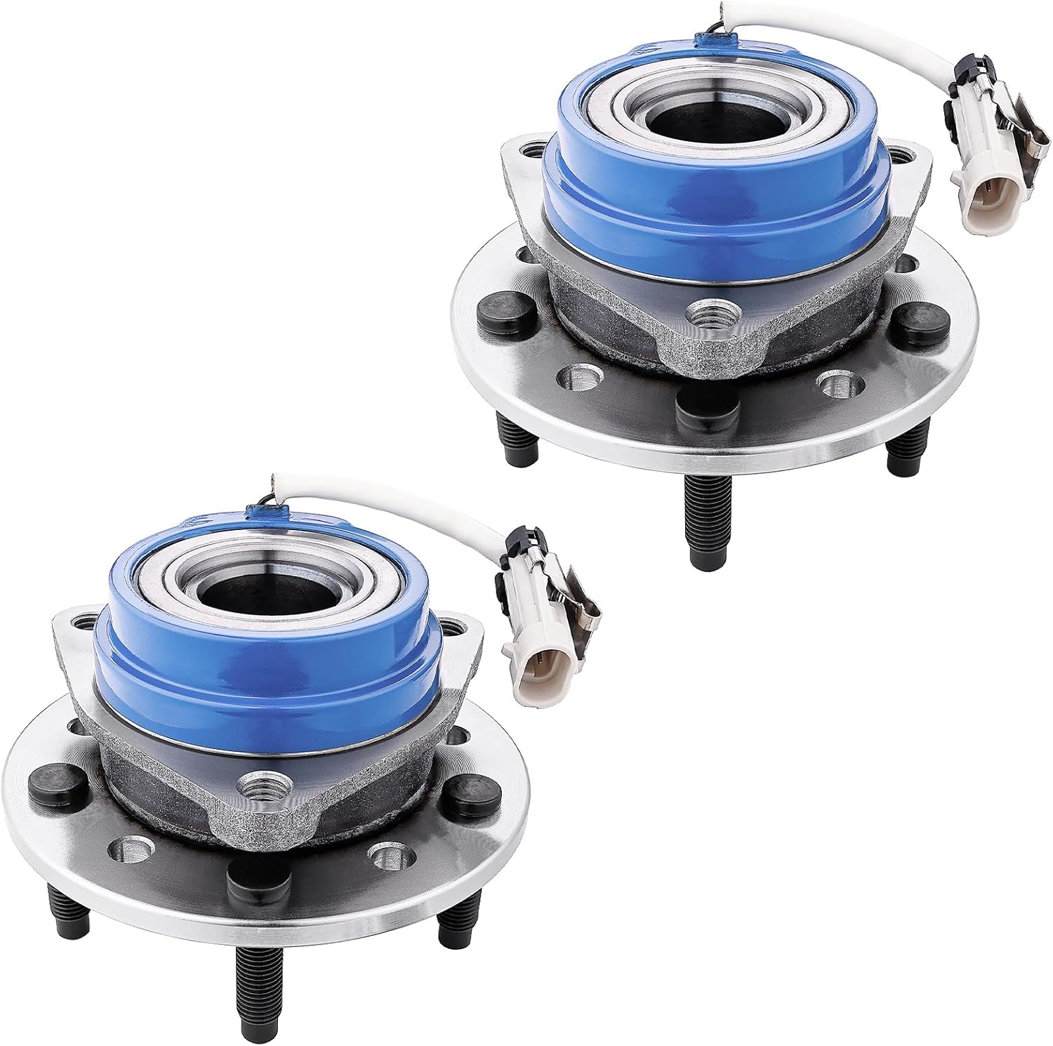 JLEO 513137 (Pair) Front Wheel Bearing Hub Assembly Fits for Chevy Malibu 1997-2003,2004-2005 Classic,for Oldsmobile Alero 1999-2004,1997-1999 Cutlass,for Pontiac Grand AM 1999-2005