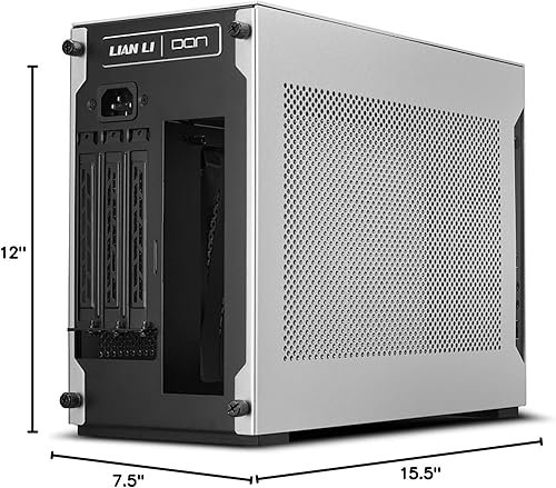Miniatura 8 de Lian Li Carcasa pequeña A4-H2O - Mini ITX - Exterior de aluminio e interior de acero SPCC - PCIe 4.0 - Fácil instalación AIO - Soporta fuente de