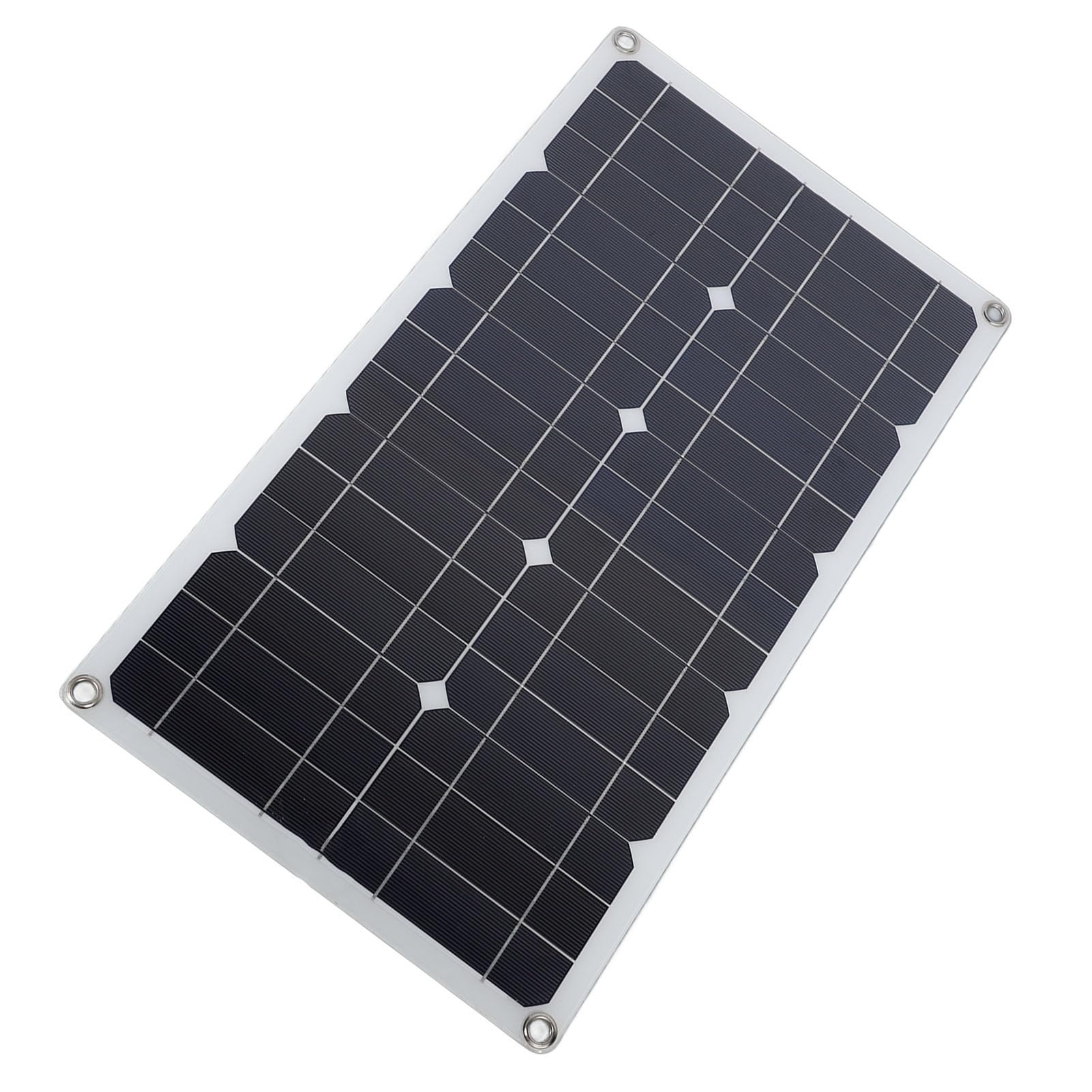 Kit Pannelli Solari da 100 W, Caricabatterie da Pannello Solare Impermeabile IP67 con Controller 12V 24V 20A Set di Avvio Pannello Solare Portatile per , Barche, Rimorchio,