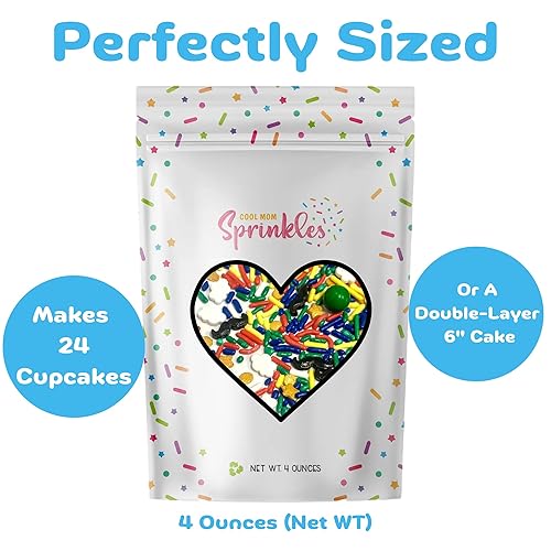 Miniatura 28 de COOL MOM SPRINKLES Gránulos de superhéroe de tortuga (4 onzas) – Gránulos temáticos de cumpleaños de tortuga ninja para decorar pasteles, cupcakes