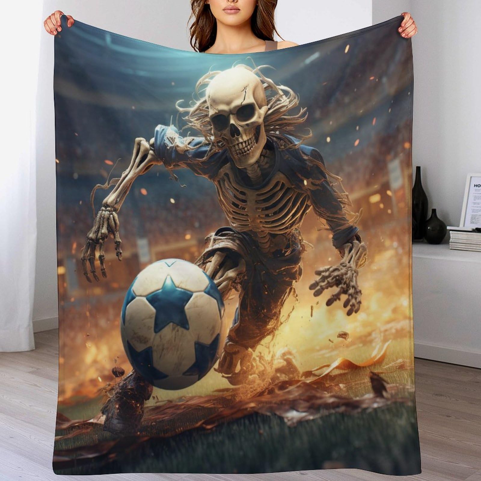 Manta de forro polar de microfibra 150x200 cm para cama y sofá