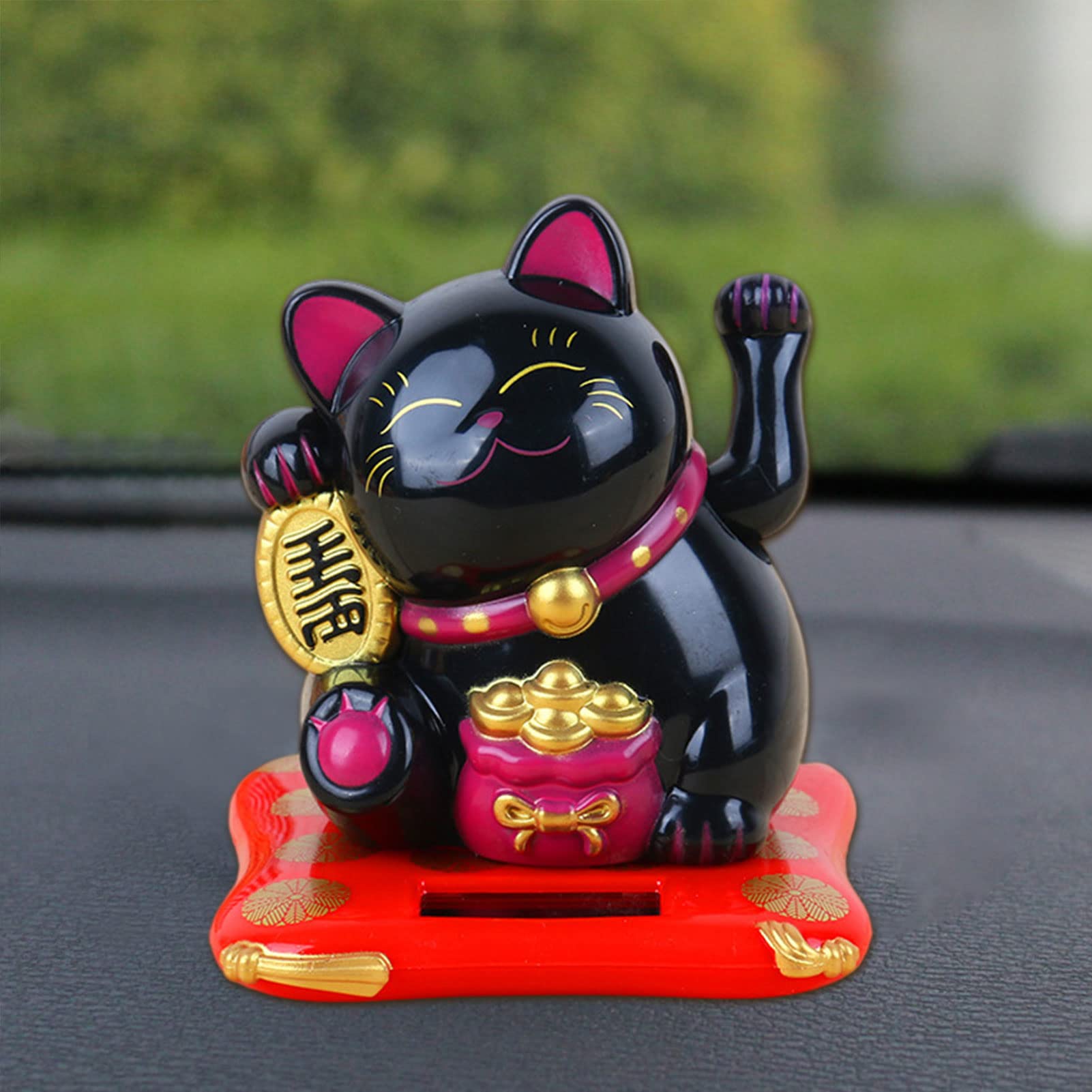 Amazon.co.jp: GIZMAC 招き猫 ソーラー招き猫 自動 動く 太陽電池