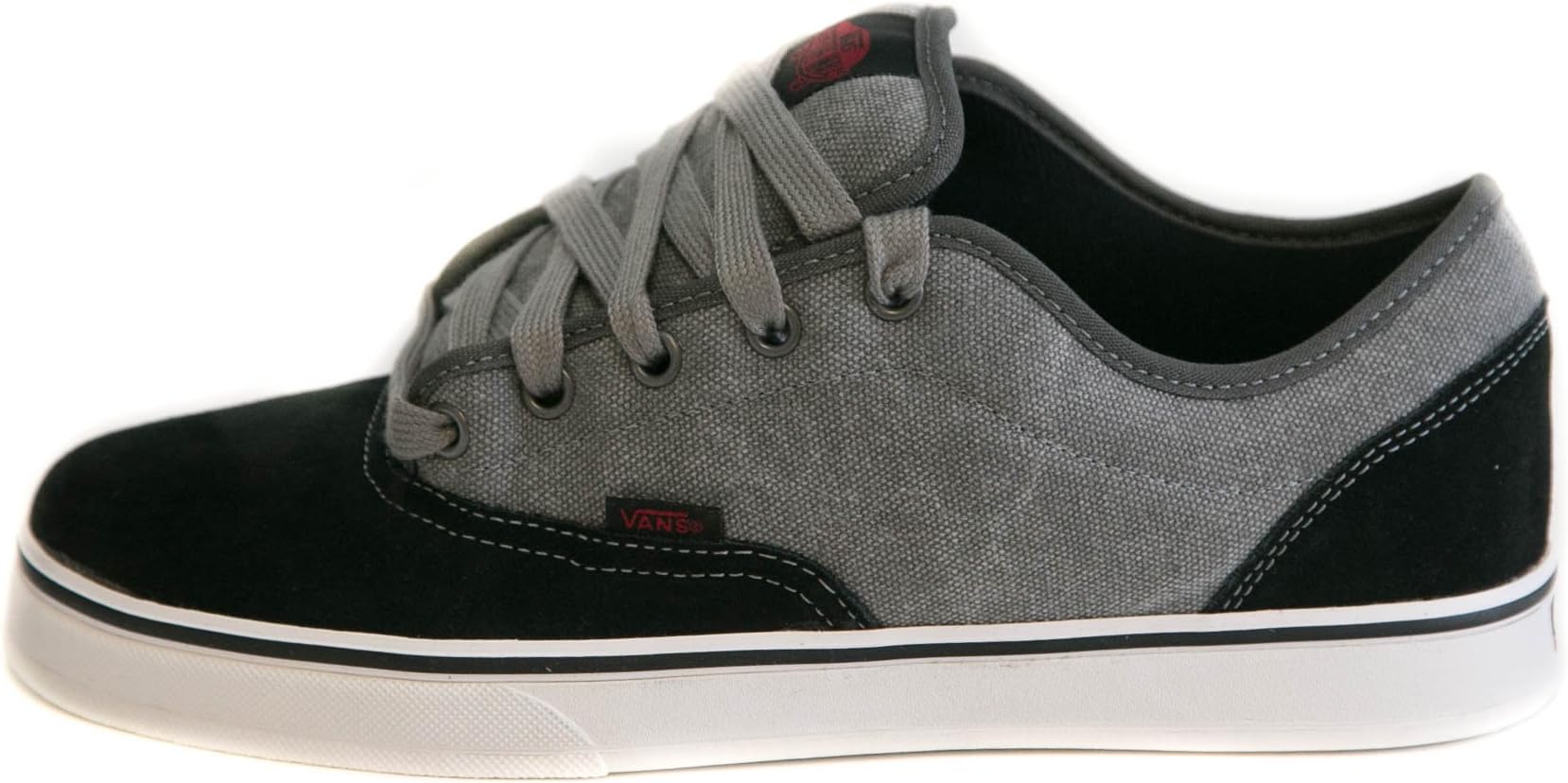 Vans Mens Av Era 1.5 Canvas Skateboarding Shoes Washed Canvas Black Charcoal 7.5 D(M) US Mens Washed Canvas Black Charcoal