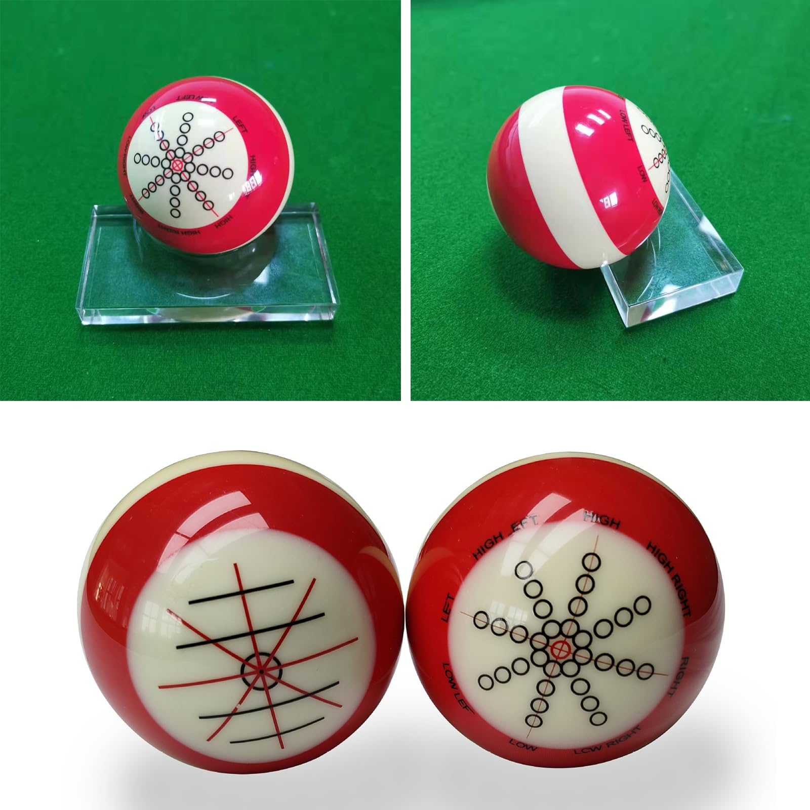 CLKE Billiard Ball, Practice Portable Artifact Utility Billiard Balls Billiard Accessories - Image 4