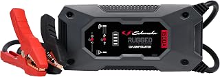 Schumacher Rugged SBX 462 1500A 12V Lithium Ion Battery Starter for 7L Petrol/5L Diesel Vehicles - Super Powerful Flashlight - Output 2.4A/2A Input - IP64 Protection