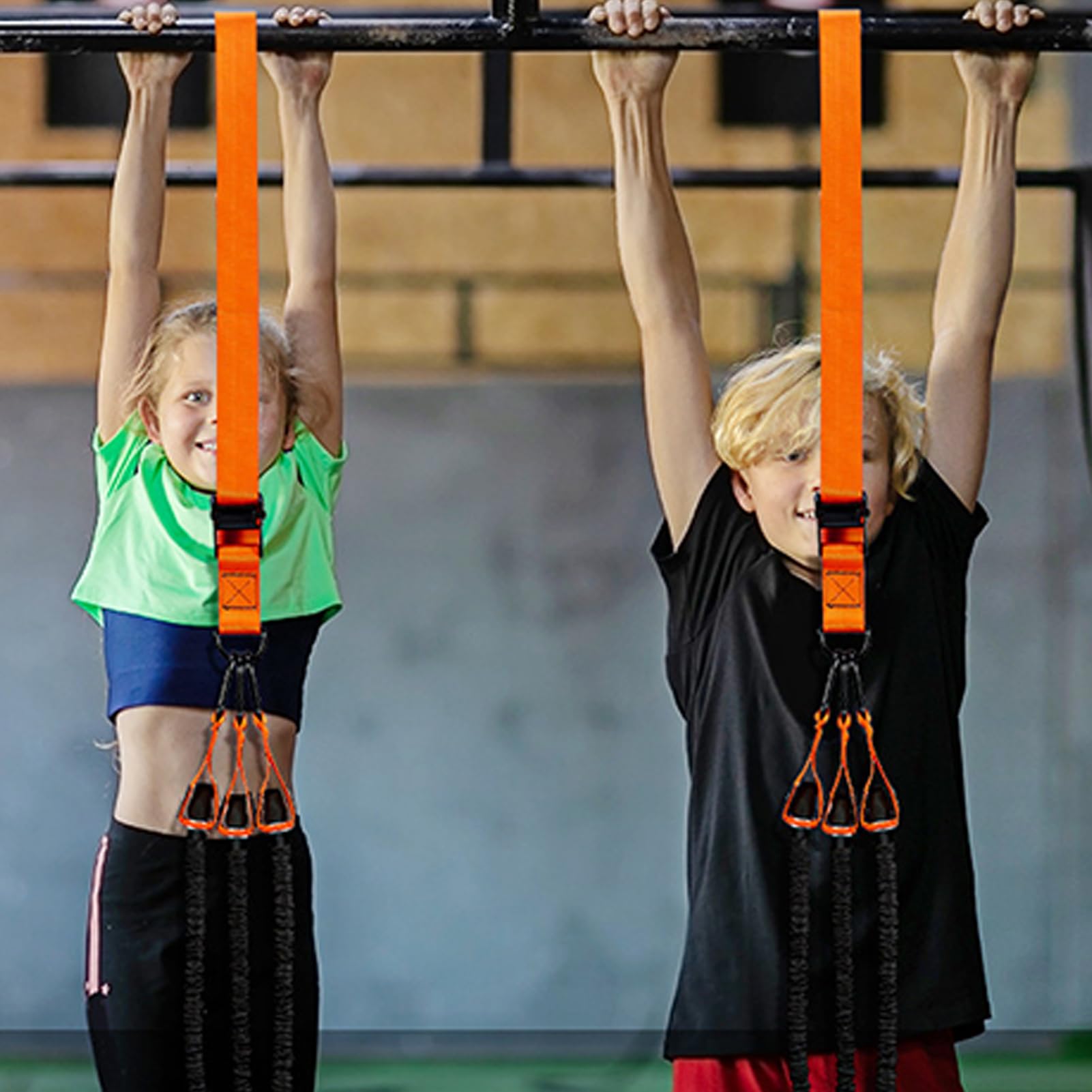 Lot De 8 Bandes D'assistance Traction 225 Lbs - Avec Pédales, Réglables, Pour Débutants En Musculation