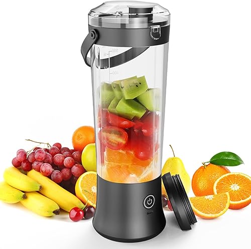 Miniatura 8 de Potente 7.4 V eléctrico Juicer Cup con textura de diseño portátil para frescura Mezcla de frutas en casa Gimnasio Oficina Licuadora de alta velocidad