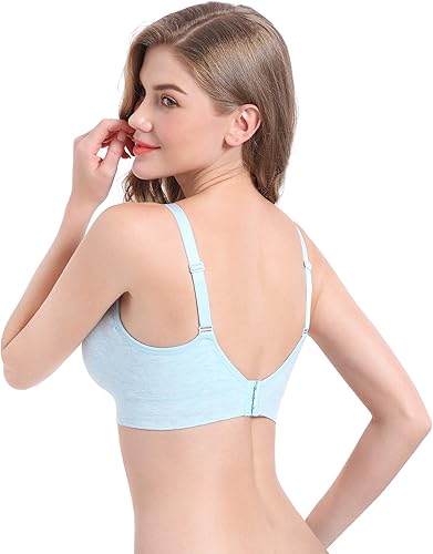 Miniatura 4 de Suekaphin - Brasier de lactancia, sin varillas, para mujeres, brasier de maternidad para dormir, brasier para amamantar, paquete de 5