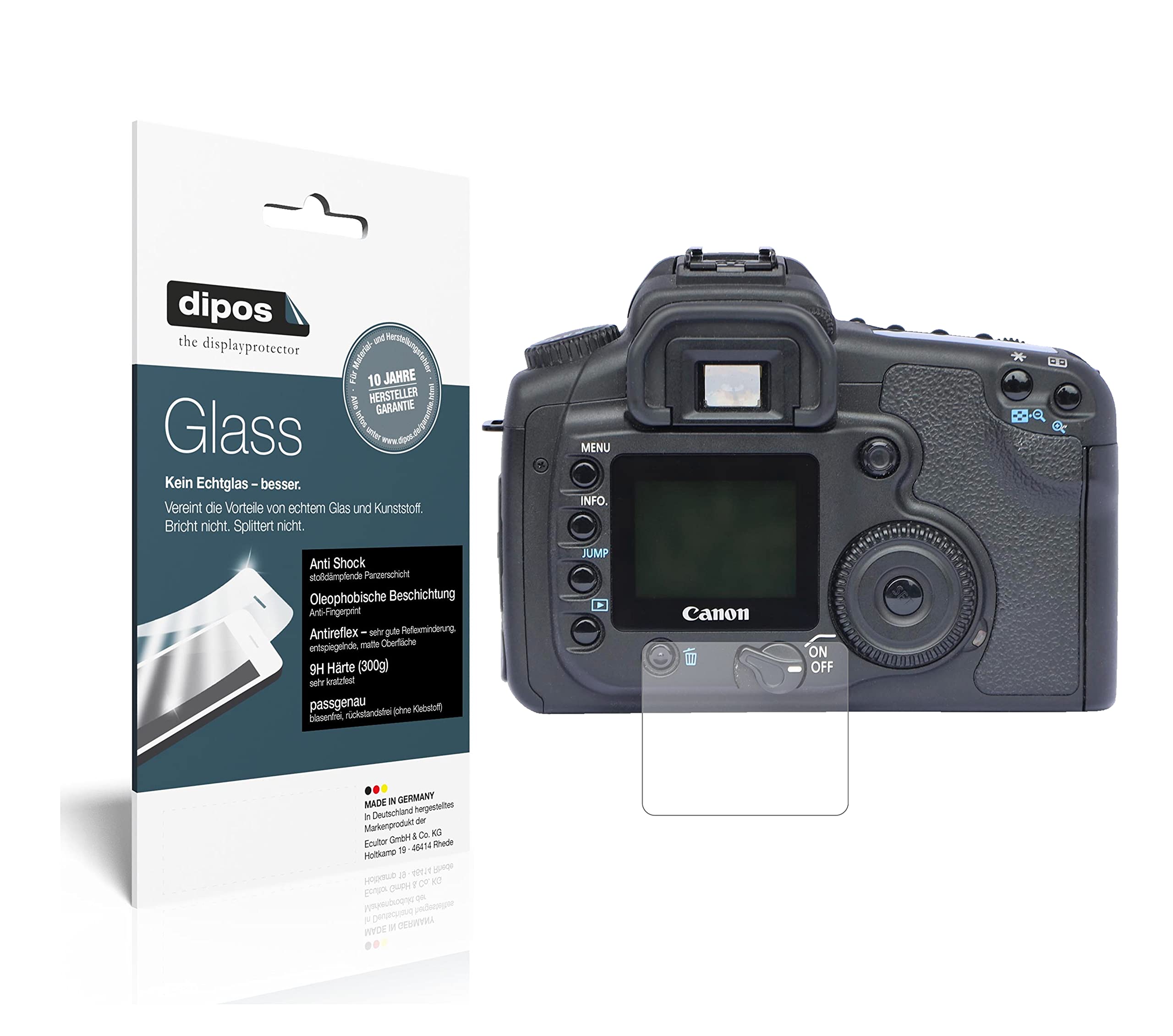 2x Pellicola Protettiva per Canon EOS R Protezione opaco
