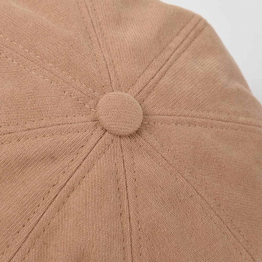 Rosa Baskenmütze Im Retro-Literaturlook - Stylischer Damenhut Für Herbst & Winter