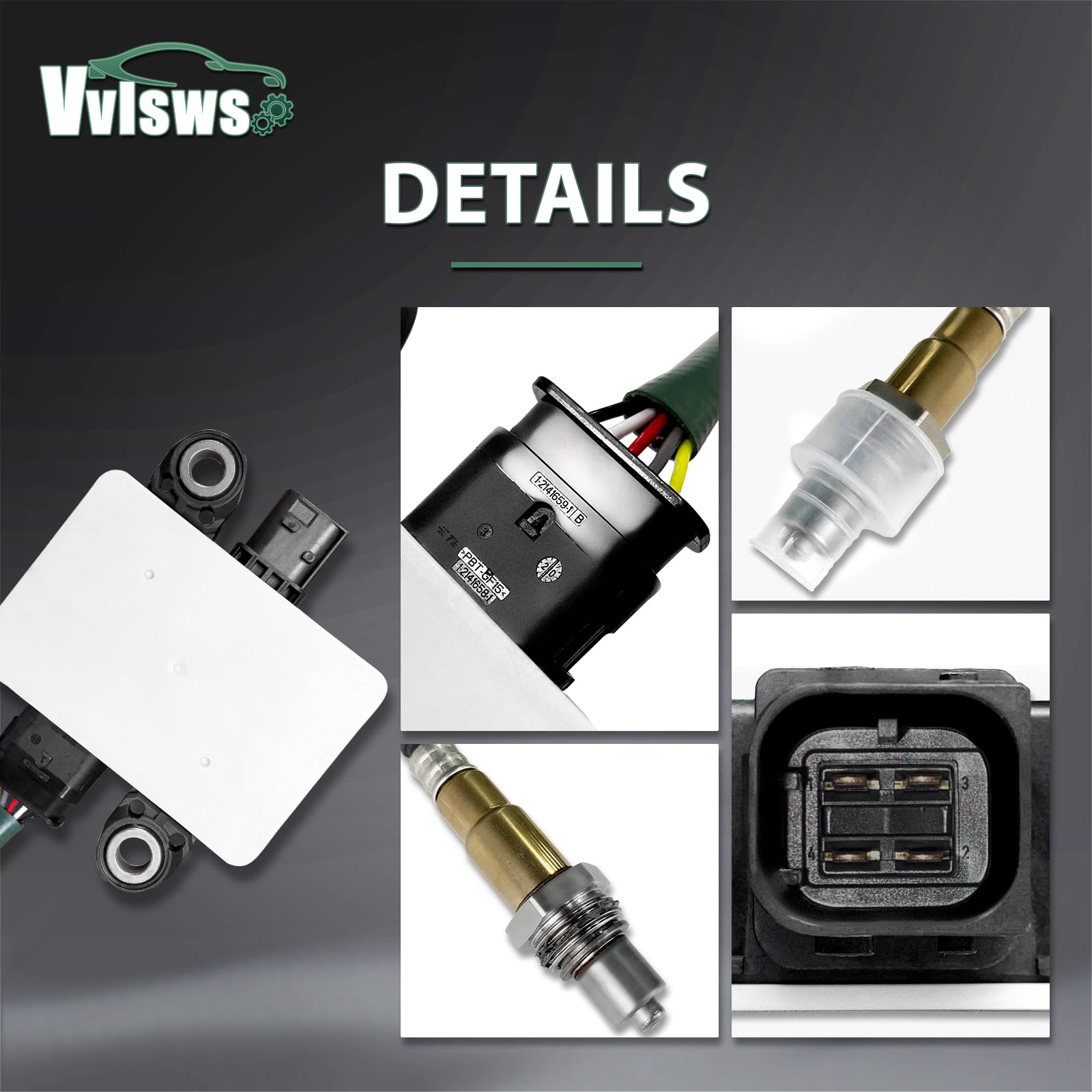 Vvlsws 68354201AB Diesel Particulate Matter Sensor Compatible with  