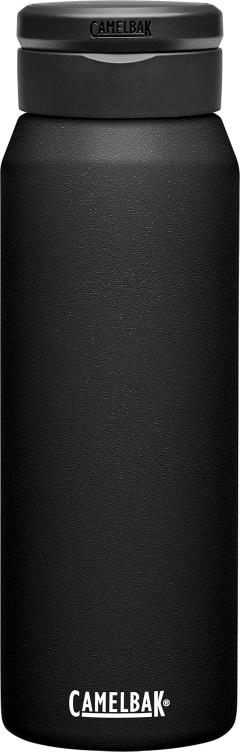 CamelBak Fit Cap Vacuum Stainless Insulated Water Bottle - 32oz, Black 32 oz Black