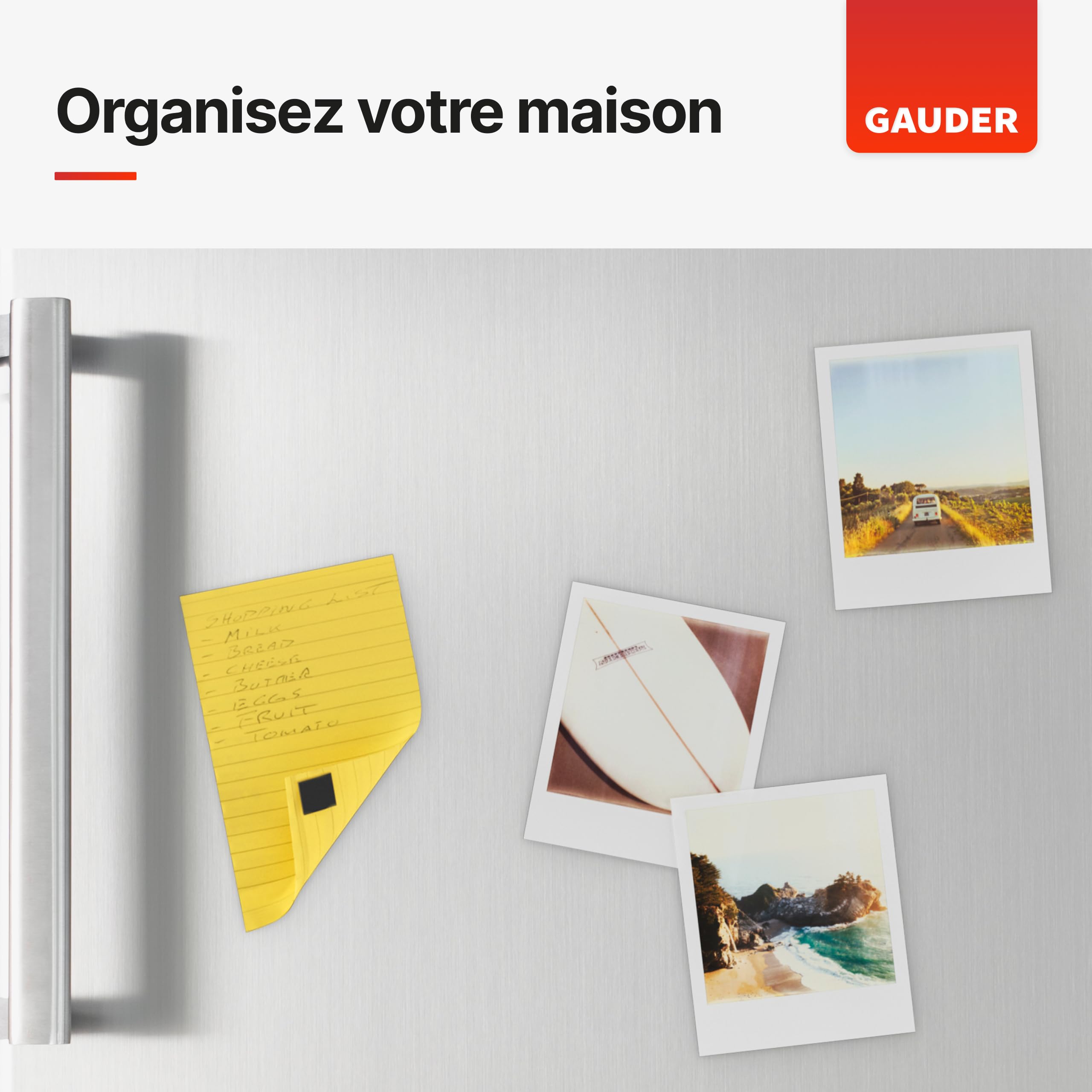 GAUDER Aimants pour frigo, Tableau magnétique & Plus, Aimants puissants, Petits