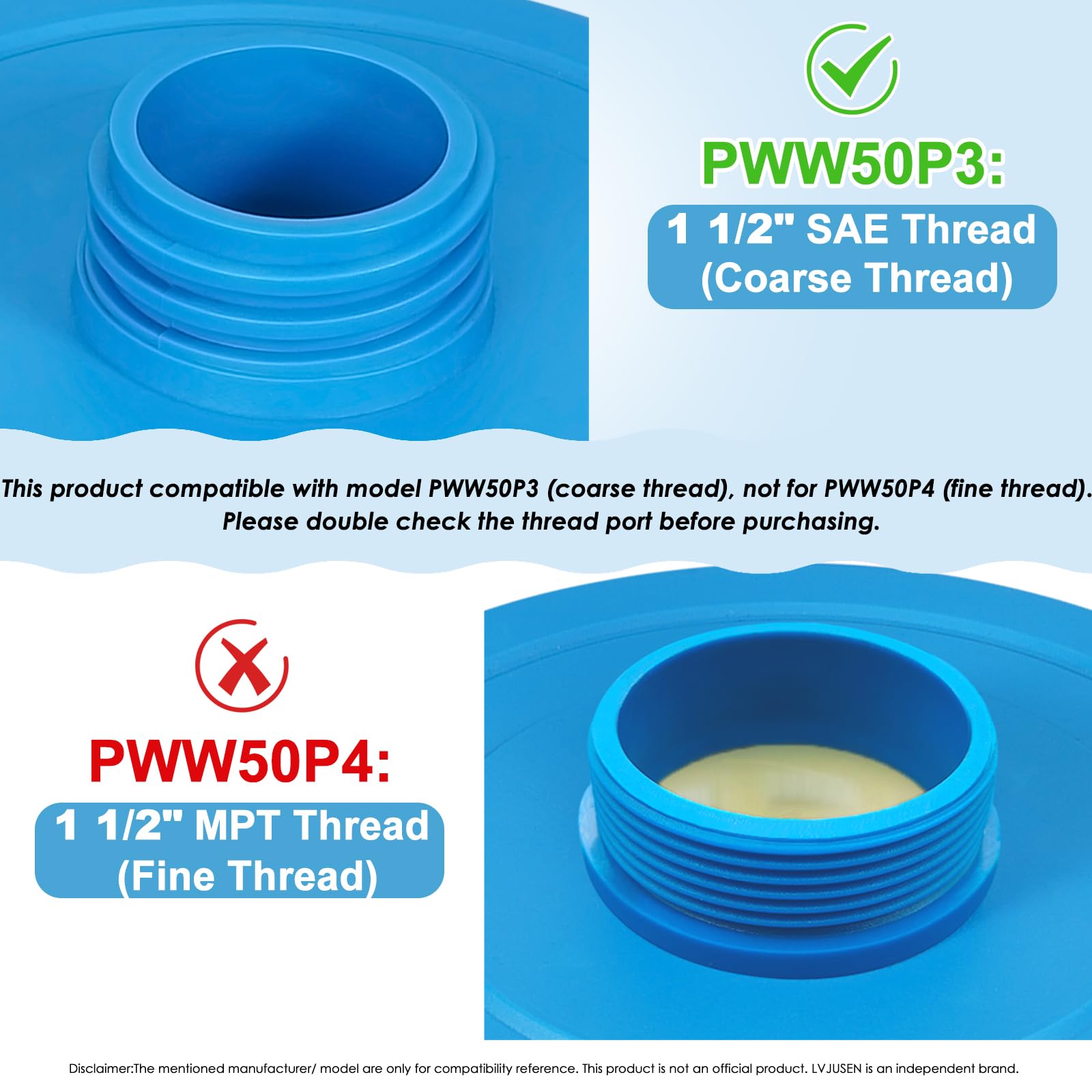 PWW50P3 - Filtro de spa de repuesto (rosca gruesa SAE)/ 6CH-940/FC-0359/817-0050/25252/03FIL1400