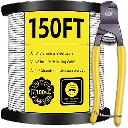 1/4 Steel Cable Everbilt 3/16 X 250 Galvanized Vinyl