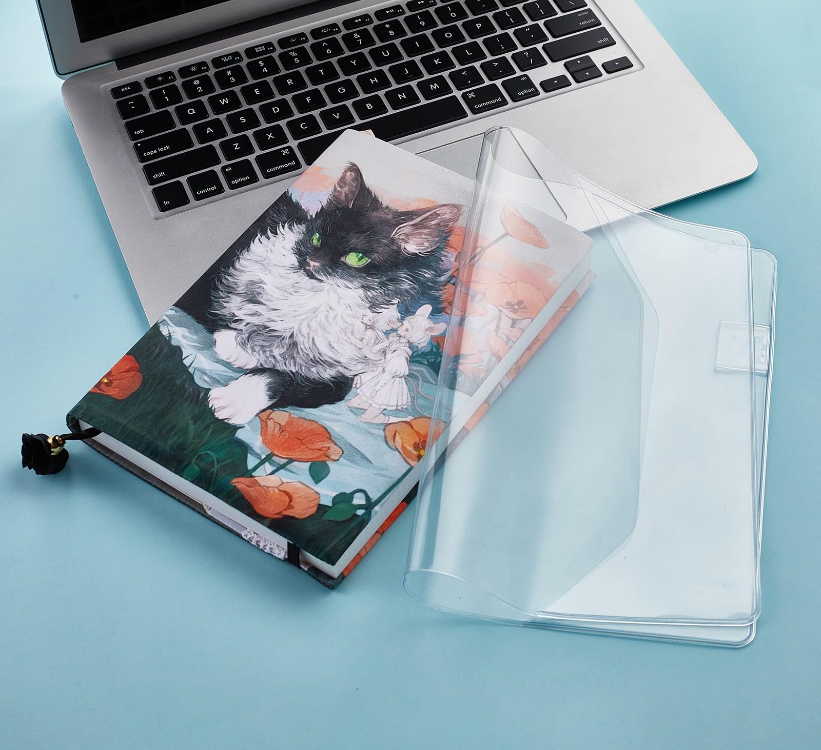 A5 Jelly Cover. a5 Clear Cover Clear Plastic Book Cover .6.7x 9.4 inches