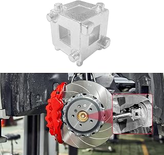 Cube Brake Caliper Compression Tool, Caliper Piston Compressor Tool, 3/8" Disc Brake Piston Caliper Wind Back Cube Tool, Universal Car Accessories Car Rear Disc Brake Piston Tool Fit Cars