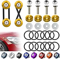 Vista 21 de BFXM Clips de parachoques universales, kit de liberación rápida para parachoques delantero y trasero, soportes de parachoques para automóviles