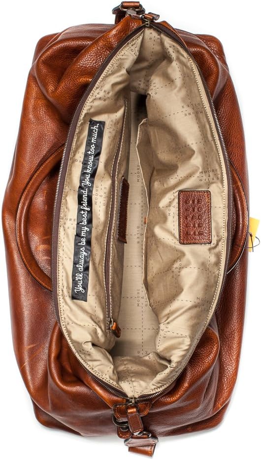 Moore & Giles Benedict Weekender Bag in Titan Milled Honey
