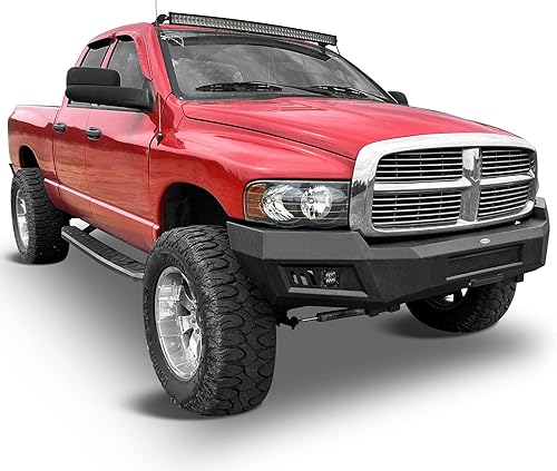 Miniatura 9 de u-Box Ram 2500 3500 parachoques delantero + parachoques trasero con soporte de montaje de placa de licencia y luces LED compatibles con Dodge Ram