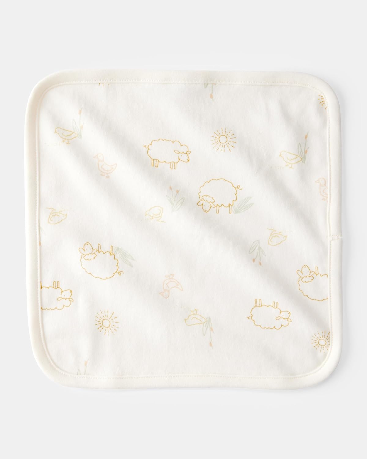 Carter's 6-Pack Washcloths (Ivory/Yellow)