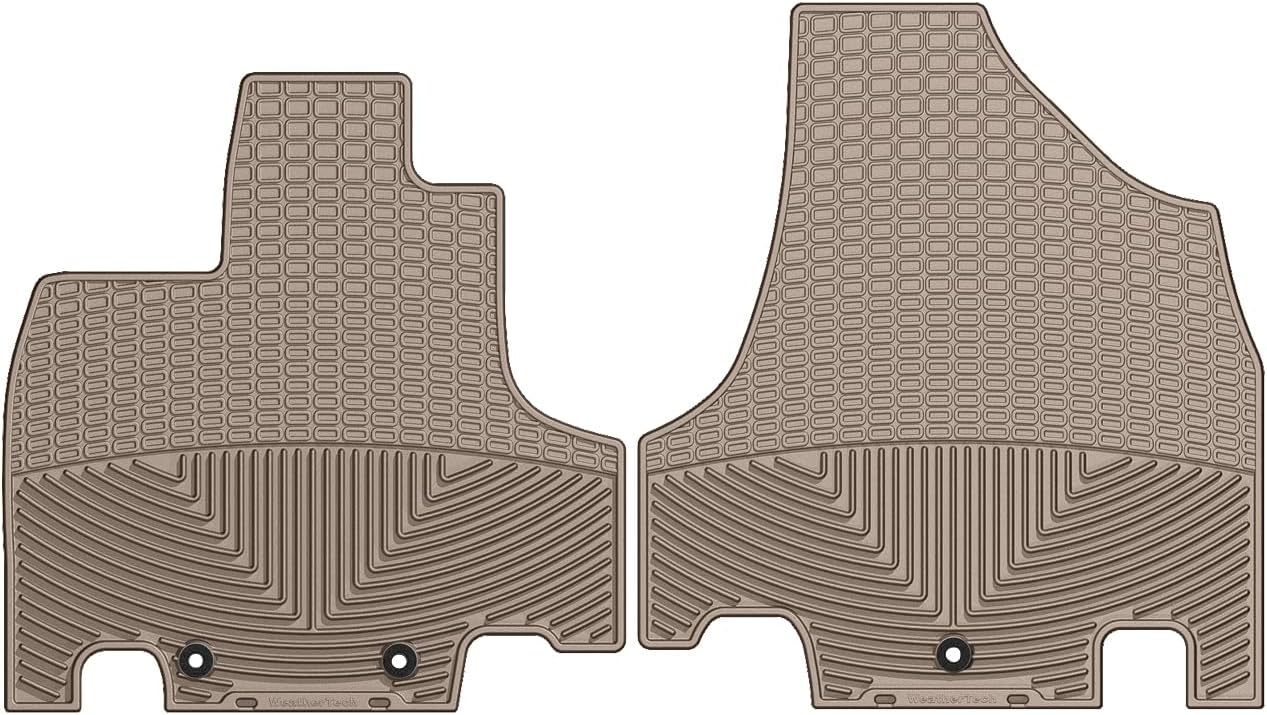WeatherTech All-Weather Floor Mats for Honda Odyssey 1st Row (W211TN), Tan