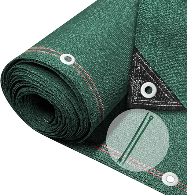 Malla de Sombra Verde VOUNOT® 1×10m, 95% Protección UV y Privacidad