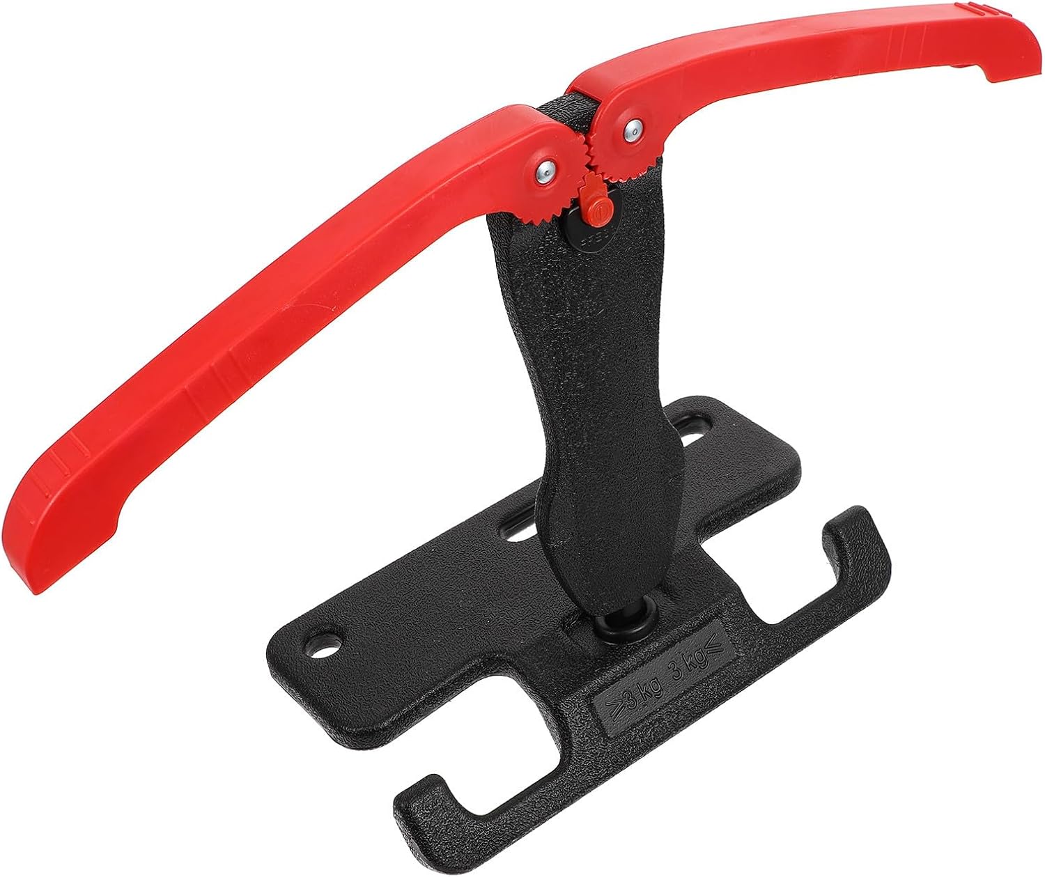 NUOBESTY Car Back Folding Handrail Hook Hanger Safety Red with Abs Chair