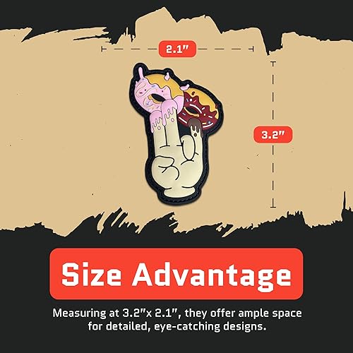 Miniatura 151 de Don't Be A Salty Creative Humor - Parche táctico militar para moral, divertidos parches tácticos, cierre de gancho y bucle de goma de PVC, parches