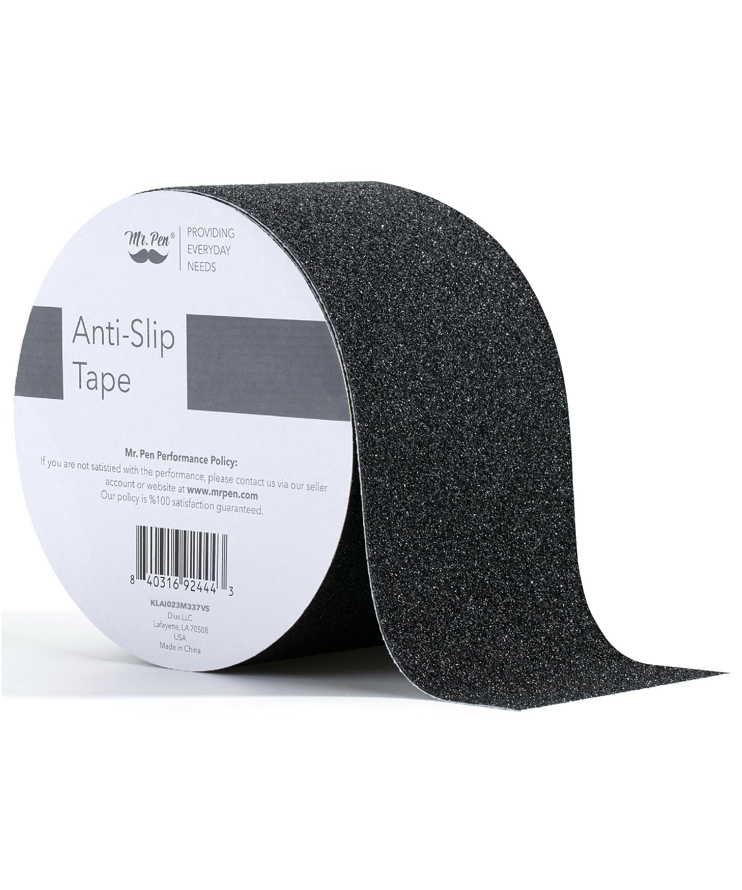 Mr. Pen- Grip Tape, 3 Inch, 23 Feet, Anti Slip, Black, Waterproof, Stair Tread
