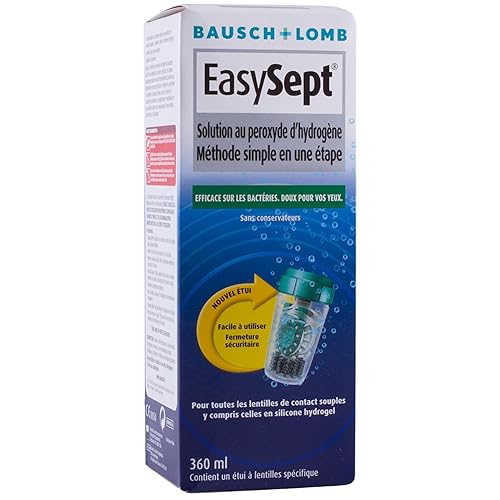 EasySept Produit Lentilles de Contact Souple au Peroxyde d’Hydrogène, Système