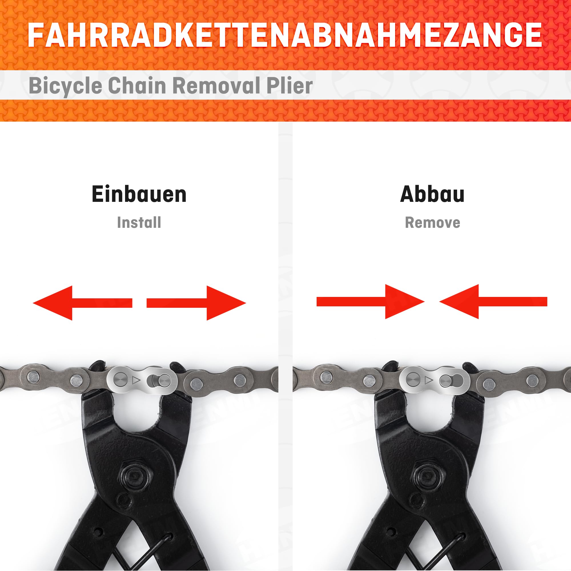 Zythrem 7PCS Smagliacatena Bici Kit Pinza Per Catena Bici