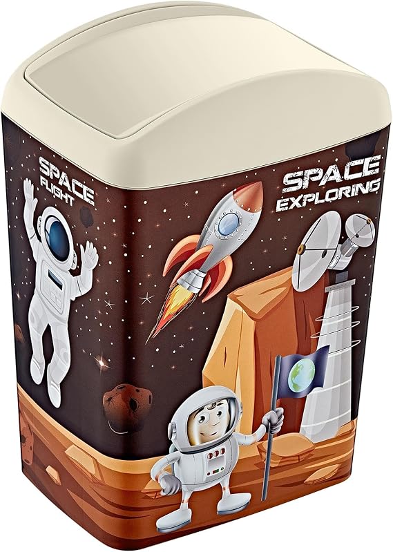 Smartware Software Picture Trash Can Rotary Cover 10 LT SPACE
