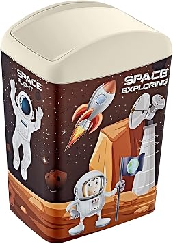 Smartware Software Picture Trash Can Rotary Cover 10 LT SPACE