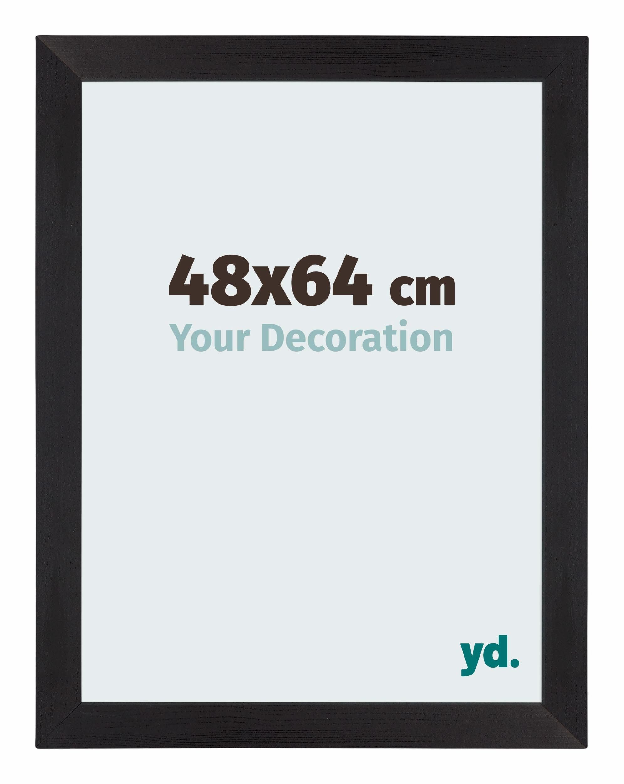 Your Decoration - Picture Frame 48x64 cm - Black Woodgrain - Decorative Wall Frame in MDF with Antireflection - Frame 48x64 - Mura โ image 1