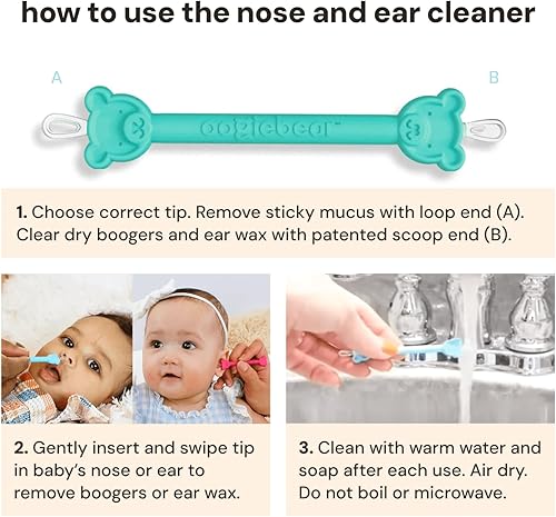 Miniatura 13 de Oogiebear – Limpiador de oídos y nariz para bebés, 2