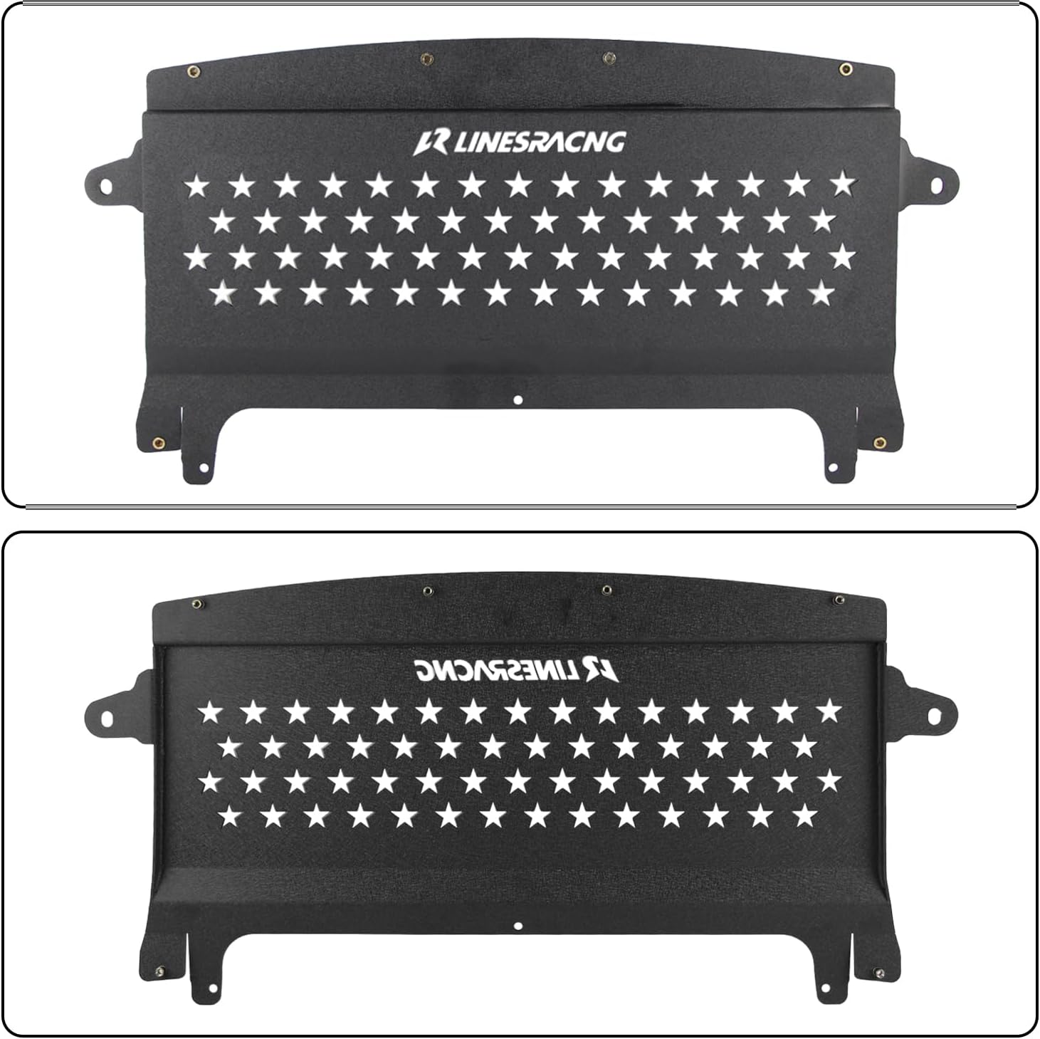 Black Oil Cooler Skid Plate Underhood Shield Compatible with F80 M3 F82 F83 M4 Aluminum