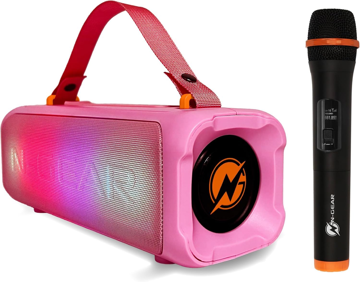 N-Gear LGP Blazooka 703 Pink Enceinte Bluetooth Portable Karaoké de Fête