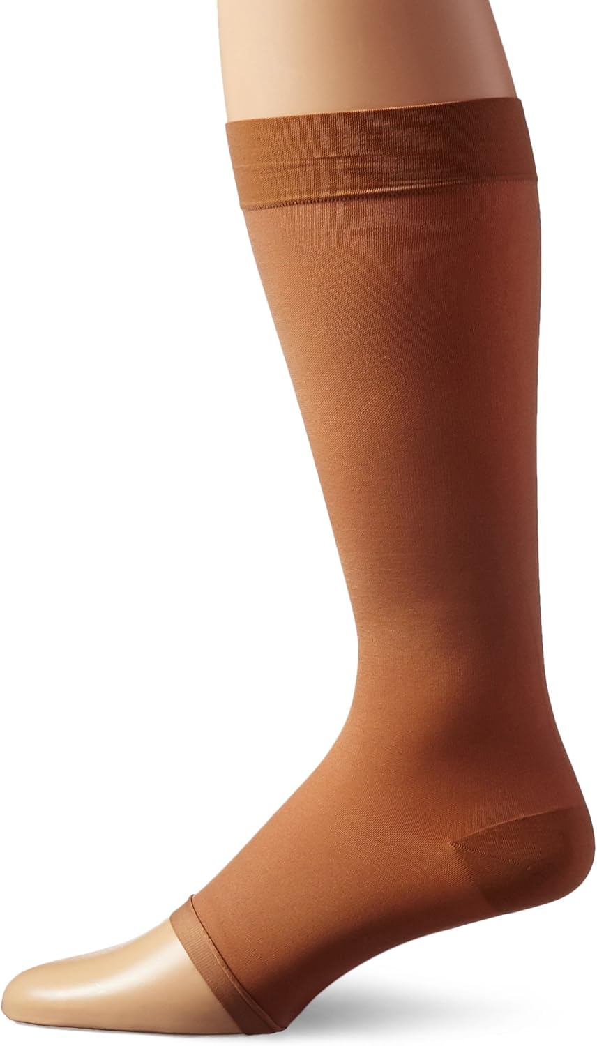 Activa Surgical Weight 30-40 mmHg Knee High Open Toe Stockings, Beige, Medium
