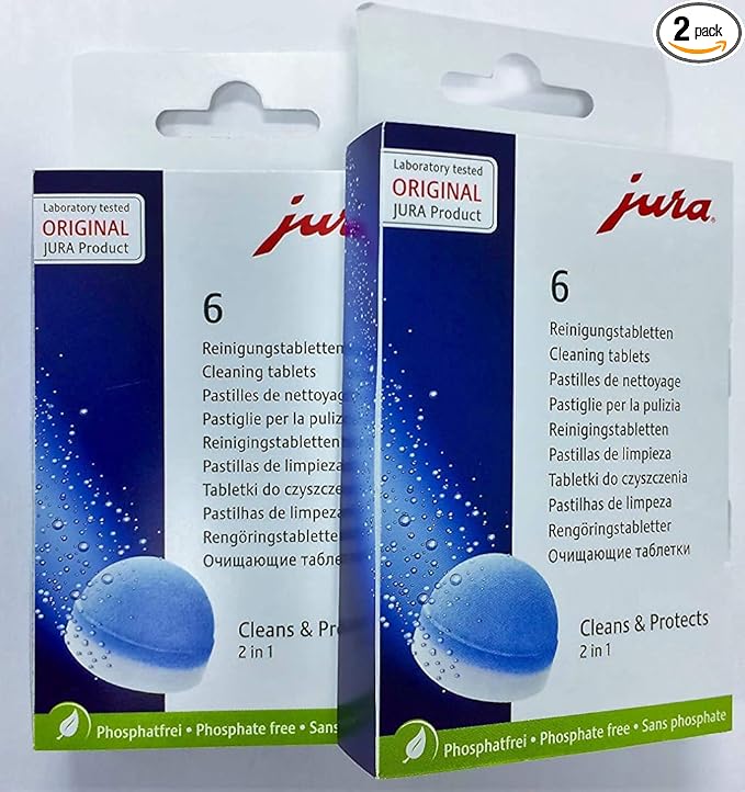 Jura Cleaning Tablets For All Capresso Espresso Machine and Automatic Coffee Centers