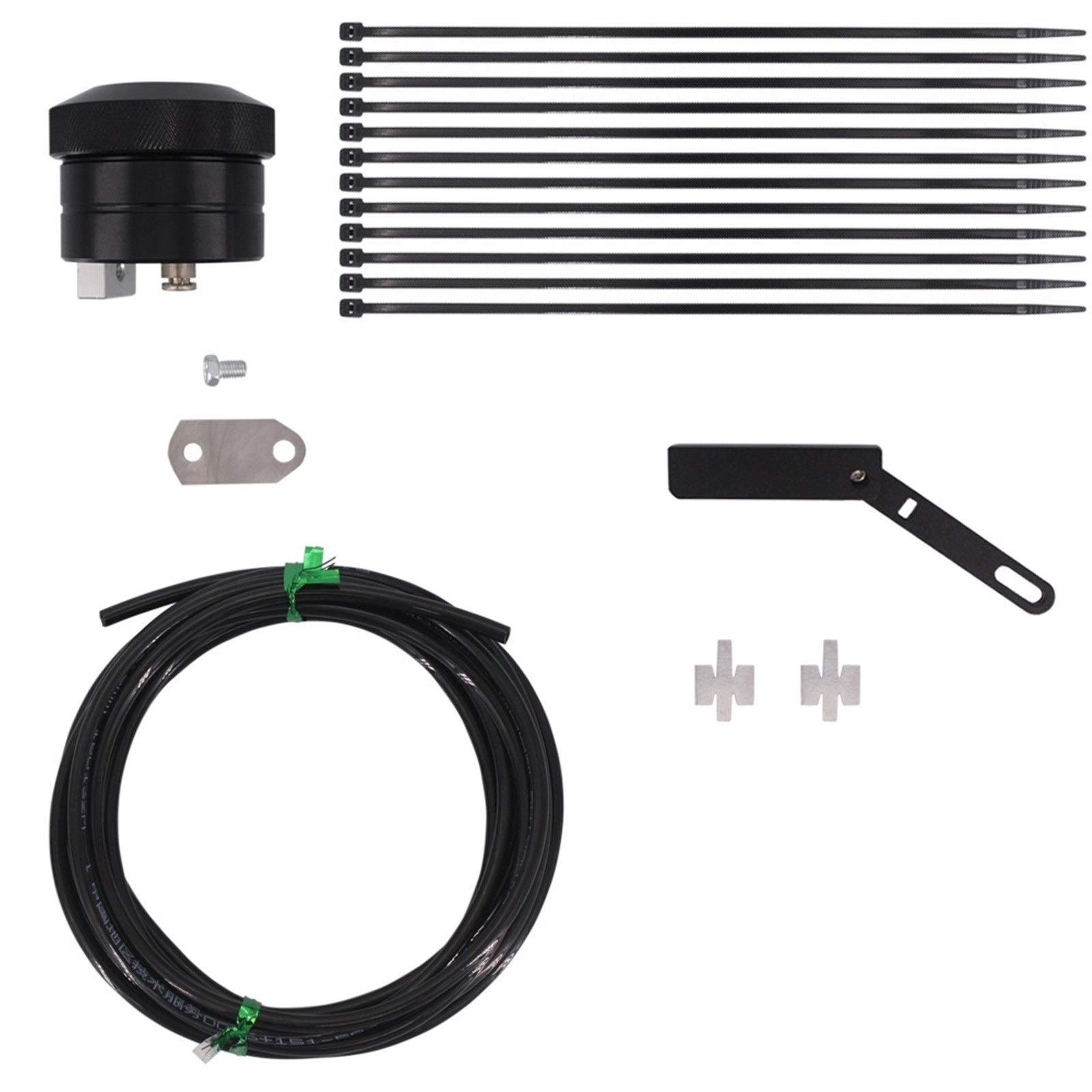 Universal Motorrad Kettenöler Öler for Yamaha Honda Kawasaki Suzuki Ducati Triumph BMW Aprilia KTM Benelli(Chain Oiler Black)