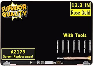 GBOLE Screen Replacement for MacBook Air 13.3" A2179 2020 Year EMC 3302 Retina LCD Display Screen Full Assembly (Rose Gold)