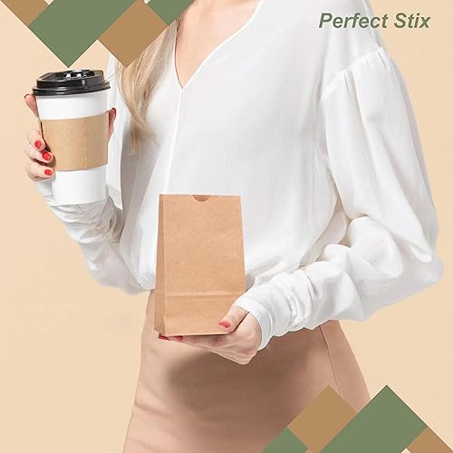 Miniatura 5 de Bolsas de papel marrón de 2 libras, paquete de 500 unidades