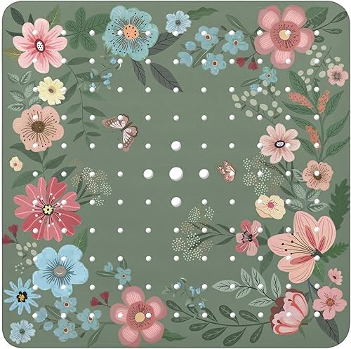 Miniatura 44 de Tapete para bañera antideslizante, Shark, tapete extra largo para bañera y piso de ducha con ventosas y agujeros de drenaje para adultos, niños y