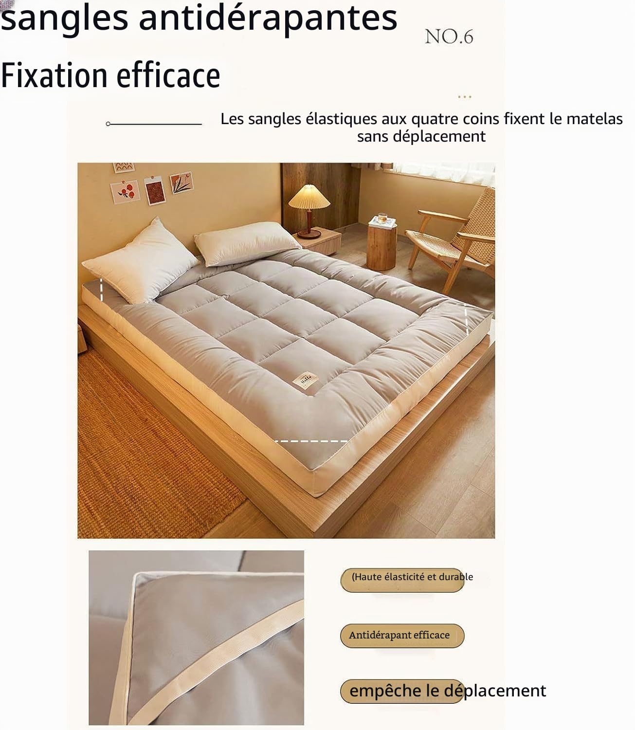 Futon-Tatami Japonais Pliant, Matelas Rembourré, Épais, Lit De Sol en Rouleau, Surphaet Antidérapant pour Chambre Conviviale, Dortoir D'étudiants (150 * 200cm)