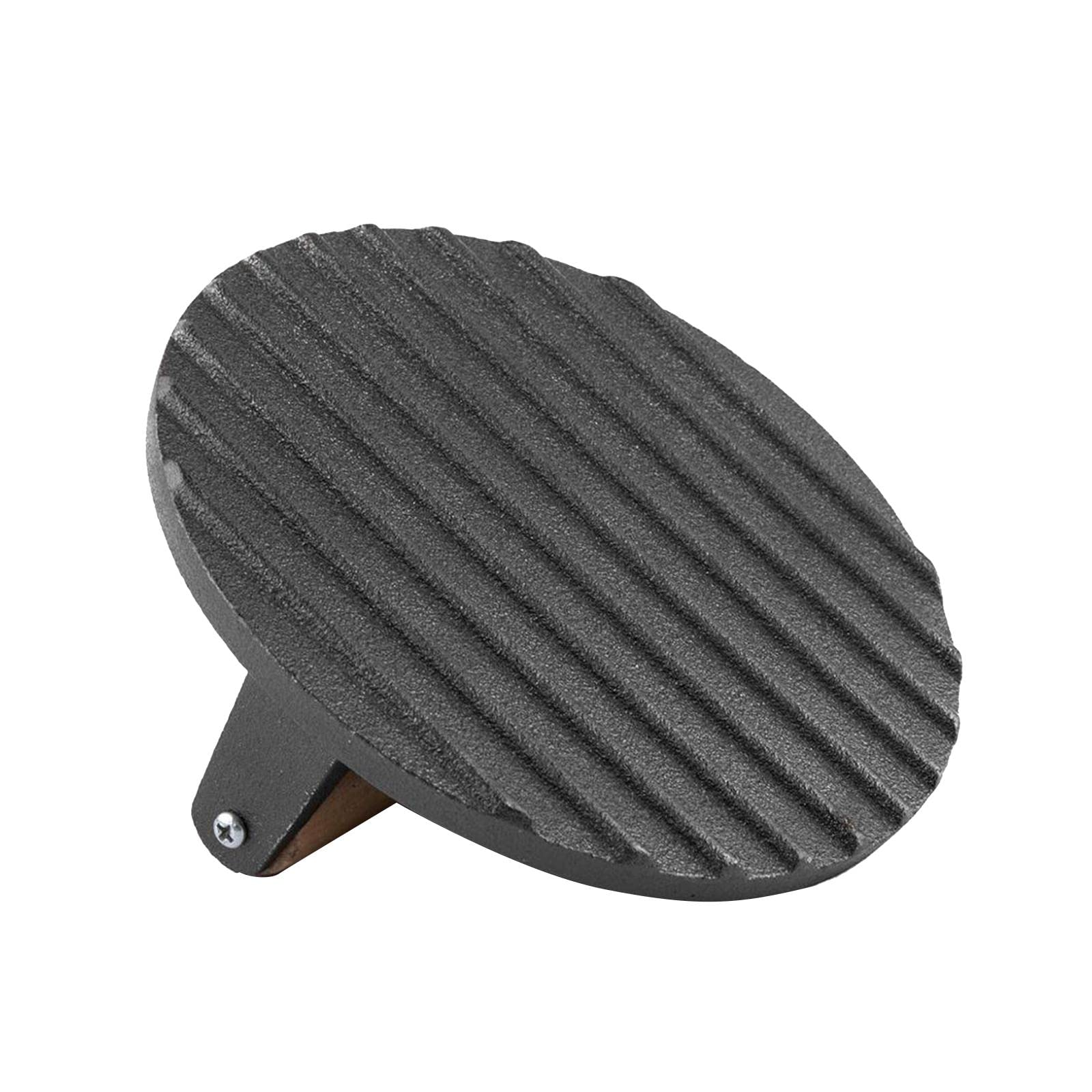 Grillpresse aus Schwerem Holzgriff Steakfleischpresse Burgerpatty Maker Form Ausgewogene Gewichtslage für Outdoor Küche
